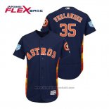 Maglia Baseball Uomo Houston Astros Justin Verlander Flex Base Allenamento Primaverile 2019 Blu