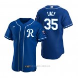 Maglia Baseball Uomo Kansas City Royals Asa Lacy Alternato Autentico Blu