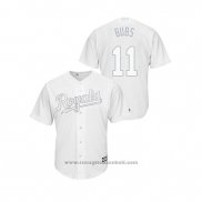 Maglia Baseball Uomo Kansas City Royals Bubba Starling019 Players Weekend Bubs Replica Bianco