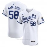 Maglia Baseball Uomo Kansas City Royals John Mcmillon Home Elite Bianco