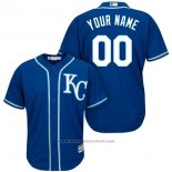 Maglia Baseball Uomo Kansas City Royals Personalizzate Blu