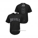 Maglia Baseball Uomo Los Angeles Angels Justin Upton 2019 Players Weekend Replica Nero