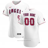 Maglia Baseball Uomo Los Angeles Angels Personalizzate Autentico Home Bianco