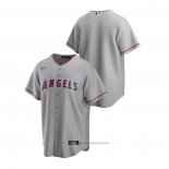 Maglia Baseball Uomo Los Angeles Angels Replica Road Grigio