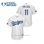 Maglia Baseball Uomo Los Angeles Dodgers A.j. Pollock 2021 Gold Program Replica Bianco