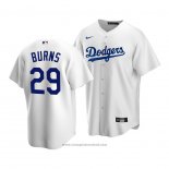 Maglia Baseball Uomo Los Angeles Dodgers Andy Burns Replica Bianco