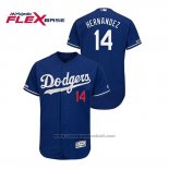 Maglia Baseball Uomo Los Angeles Dodgers Enrique Hernandez Flex Base Blu