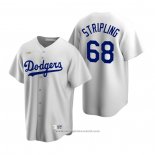 Maglia Baseball Uomo Los Angeles Dodgers Ross Stripling Cooperstown Collection Primera Bianco