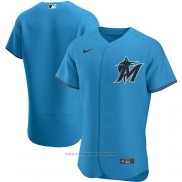 Maglia Baseball Uomo Miami Marlins Alternato Autentico Blu