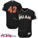 Maglia Baseball Uomo Miami Marlins Jackie Robinson Nero Flex Base