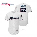 Maglia Baseball Uomo Miami Marlins Jose Urena Flex Base Autentico Collection Home 2019 Bianco