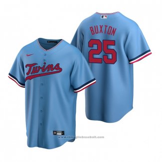 Maglia Baseball Uomo Minnesota Twins Byron Buxton Replica Alternato Blu