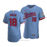 Maglia Baseball Uomo Minnesota Twins Kenta Maeda Autentico Alternato Blu2