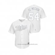 Maglia Baseball Uomo Minnesota Twins Sergio Romo 2019 Players Weekend Replica Bianco