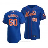 Maglia Baseball Uomo New York Mets Billy Mckinney Autentico Alternato Blu