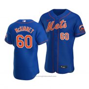 Maglia Baseball Uomo New York Mets Billy Mckinney Autentico Alternato Blu