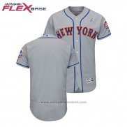 Maglia Baseball Uomo New York Mets Grigio 2018 Festa del papa Flex Base