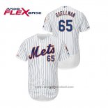 Maglia Baseball Uomo New York Mets Robert Gsellman 150 Anniversario Autentico Flex Base Bianco