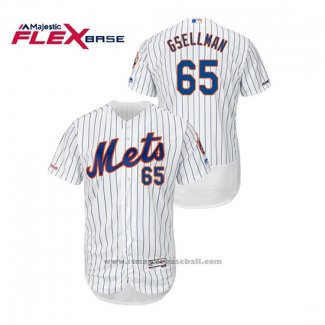 Maglia Baseball Uomo New York Mets Robert Gsellman 150 Anniversario Autentico Flex Base Bianco