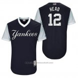 Maglia Baseball Uomo New York Yankees 2017 Little League World Series Chase Headley Blu