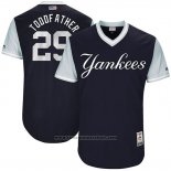 Maglia Baseball Uomo New York Yankees 2017 Little League World Series Todd Frazier Blu