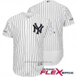 Maglia Baseball Uomo New York Yankees 2017 Postseason Bianco Flex Base