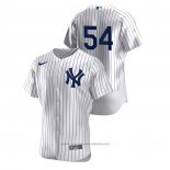 Maglia Baseball Uomo New York Yankees Aroldis Chapman Authentic Bianco