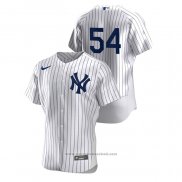 Maglia Baseball Uomo New York Yankees Aroldis Chapman Authentic Bianco