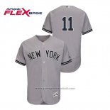 Maglia Baseball Uomo New York Yankees Brett Gardner 150 Anniversario Flex Base Grigio