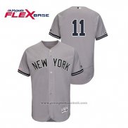 Maglia Baseball Uomo New York Yankees Brett Gardner 150 Anniversario Flex Base Grigio