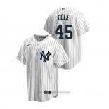 Maglia Baseball Uomo New York Yankees Gerrit Cole Replica Home Bianco