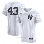 Maglia Baseball Uomo New York Yankees Jonathan Loaisiga Home Elite Bianco