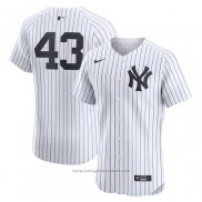 Maglia Baseball Uomo New York Yankees Jonathan Loaisiga Home Elite Bianco