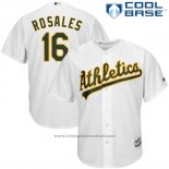 Maglia Baseball Uomo Oakland Athletics Adam Rosales Bianco Cool Base