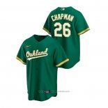 Maglia Baseball Uomo Oakland Athletics Matt Chapman Replica Alternato Verde