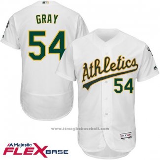 Maglia Baseball Uomo Oakland Athletics Sonny Gray Bianco Flex Base