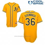 Maglia Baseball Uomo Oakland Athletics Terry Steinbach 36 Or Alternato Cool Base