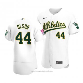 Maglia Baseball Uomo Oakland Oakland Athletics Matt Olson Home Run Derby 2021 All Star Bianco