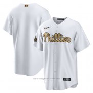 Maglia Baseball Uomo Philadelphia Phillies 2022 All Star Replica Bianco