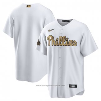 Maglia Baseball Uomo Philadelphia Phillies 2022 All Star Replica Bianco