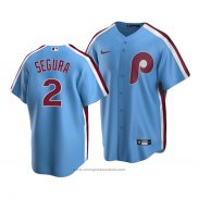 Maglia Baseball Uomo Philadelphia Phillies Jean Segura Cooperstown Collection Road Blu