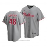 Maglia Baseball Uomo Philadelphia Phillies Spencer Howard Replica Road 2020 Grigio