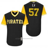 Maglia Baseball Uomo Pittsburgh Pirates 2017 Little League World Series Trevor Williams Nero