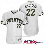 Maglia Baseball Uomo Pittsburgh Pirates Andrew Mccutchen Bianco 2018 Home Alternato Flex Base