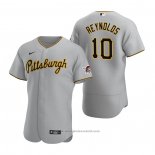 Maglia Baseball Uomo Pittsburgh Pirates Bryan Reynolds Autentico Road Grigio