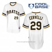 Maglia Baseball Uomo Pittsburgh Pirates Francisco Cervelli 29 Bianco Alternato Cool Base