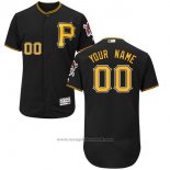 Maglia Baseball Uomo Pittsburgh Pirates Personalizzate Nero2