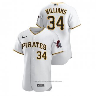 Maglia Baseball Uomo Pittsburgh Pirates Trevor Williams Authentic Bianco