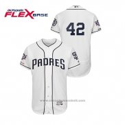 Maglia Baseball Uomo San Diego Padres 2019 Jackie Robinson Day Flex Base Bianco