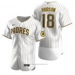 Maglia Baseball Uomo San Diego Padres Daniel Hudson Autentico Alternato Marrone Bianco